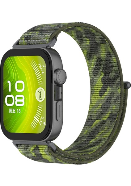 Huawei Watch Fit 4 / Fit 4 Pro / Fit 3 Için Naylon Saat Kayışı (Yurt Dışından)