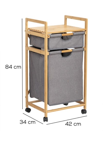 Bambu 2 Çekmeceli Çok Amaçlı Banyo Düzenleyici Çamaşır Sepeti Organizer modelleri