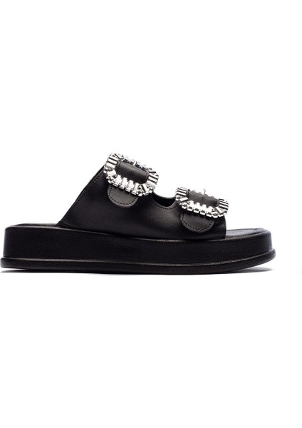 Kadın Çift Bantlı Taş Tokalı Ortopedik Rahat Kalıp fırsatları