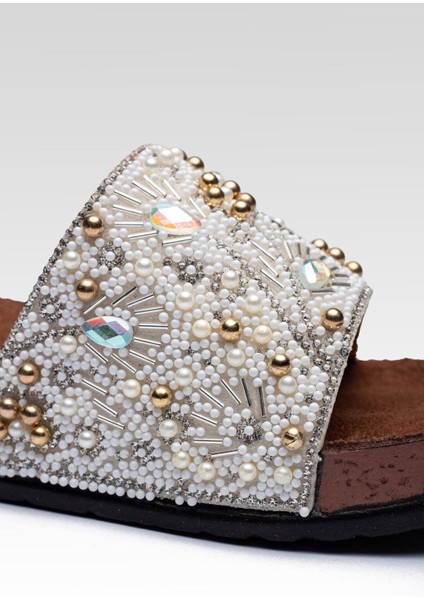 Kadın Taşlı Tokalı Rahat Kalıp Terlik Ortopedik Terletmez fırsatları