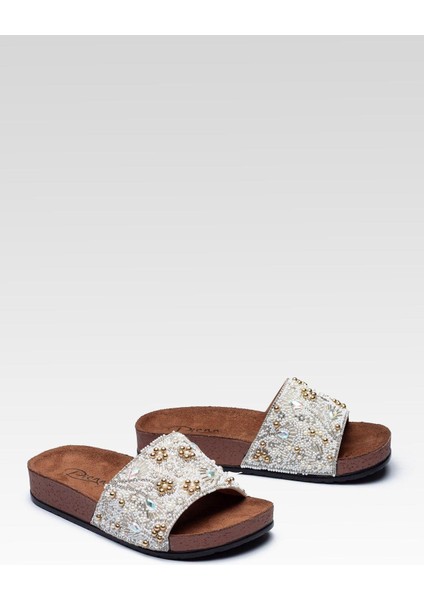 Kadın Taşlı Tokalı Rahat Kalıp Terlik Ortopedik Terletmez indirimleri