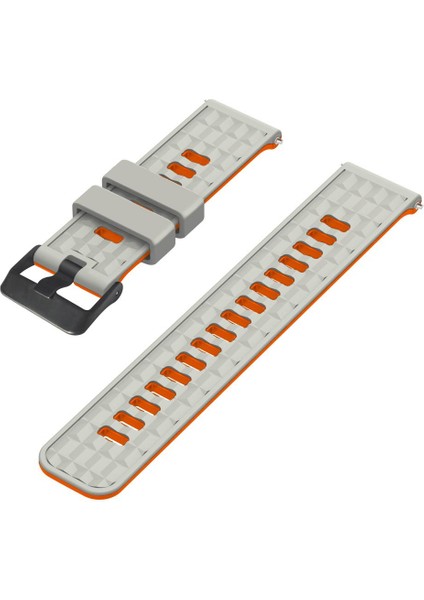 Iki Renkli Silikon Kayış 22MM (Yurt Dışından) indirimleri