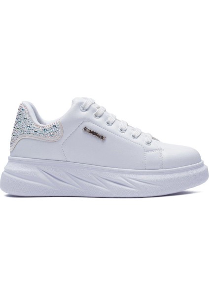 Kadın Günlük Taş Aksesuarlı Ortopedik Kaymaz Kırılmaz Taban Konforlu Ortopedik Sneakers Yürüyüş Spor indirimleri