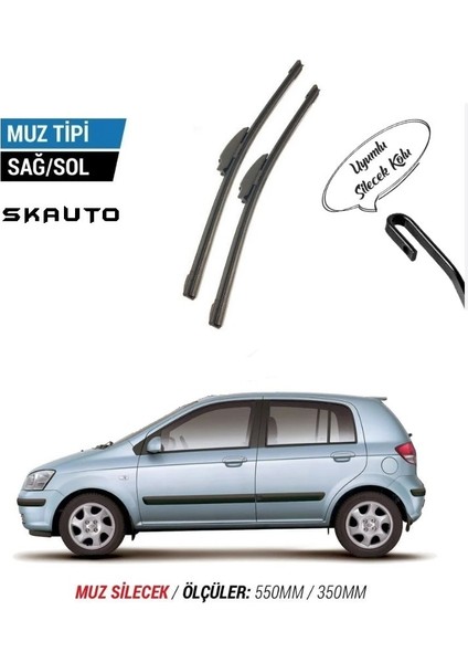 Hyundai Getz Ön Cam Muz Silecek Takımı (2002-2011)