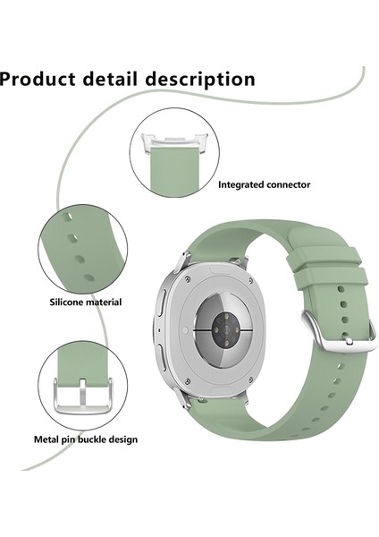Samsung Galaxy Watch8 / Watch8 Classic Için Silikon Kayış (Yurt Dışından) fırsatları