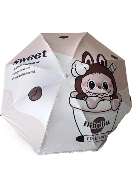 Güneşli Yağmur Gölgeleme Çift Kullanımlı Katlanır Güneş Şemsiyesi (Yurt Dışından)