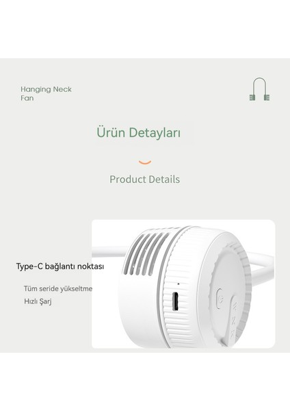 便携折叠挂脖小风扇 (Yurt Dışından) modelleri