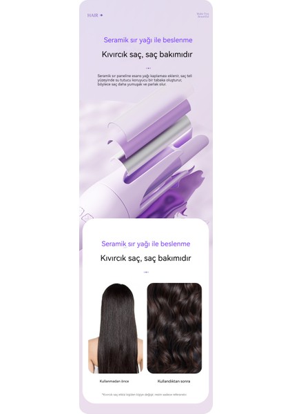 Tam Otomatik Bukleler 32MM Saç Maşası (Yurt Dışından) indirimleri