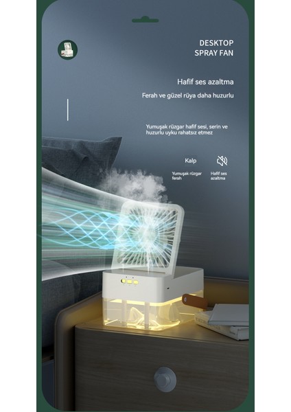 Masaüstü Nemlendirme Uzaktan Kumandalı Su Soğutmalı Iki Delikli Fan (Yurt Dışından) fiyatları