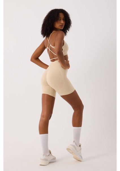 Glowfit Yüksek Bel, Toparlayıcı Seamless Şort modelleri