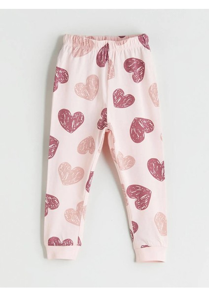 Kalp Desenli Kız Bebek Pijama Takımı (W5) indirimleri