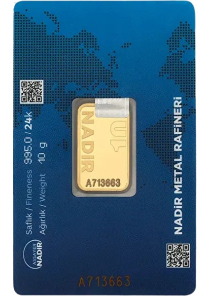 Nadirgold 10 gr Külçe Altın fiyatları