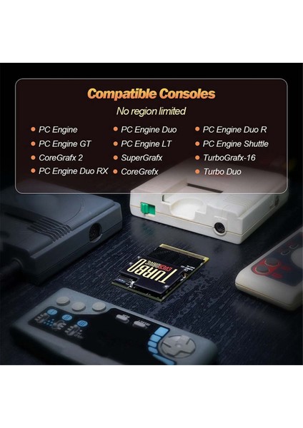 Turbo Everdrıve Black Gold Edition Oyun Kartuşu 1000'I 1 Arada Pc-Engine Turbo Grafx Oyun Konsolu Oyun Kartı Için (Yurt Dışından) modelleri
