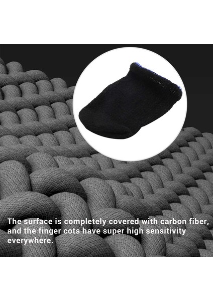 Pubg Mobile Oyunları Için 18 Pin Karbon Fiber Parmak Kılıfları Temas Ekranı Parmak Kılıfları (12 Adet) (Yurt Dışından) indirimleri