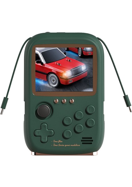 Dy-19 El Oyun Konsolu 10000+OYUN 3.2 Inç Ekran Retro Nostaljik Arcade Taşınabilir Mobil Güç 6000MAH, Yeşil (Yurt Dışından)