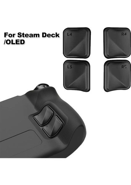 Steam Deck Set Için Geri Düğme Geliştirme - Kaymaz Tutma Pedi ve Koruyucu Düğme Seti Gelişmiş Kullanım ve Koruma (Yurt Dışından) modelleri
