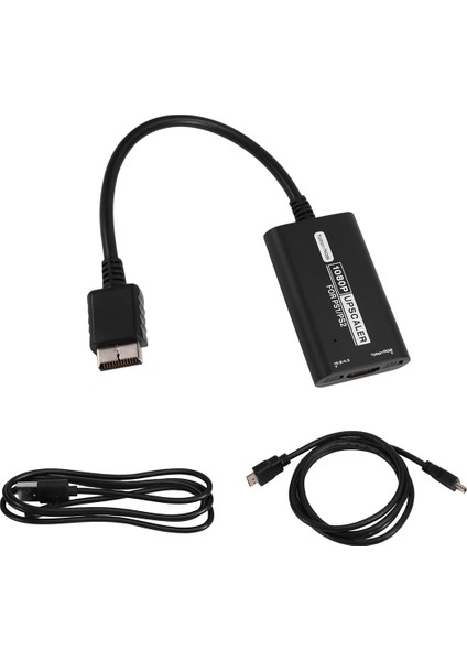 16:9 4:3 Oran Anahtarı ile Ps1 / Ps2 Rgbs / Ypbpr Upscaler Hd Dönüştürücü Adaptörü Için 1080P (Yurt Dışından)