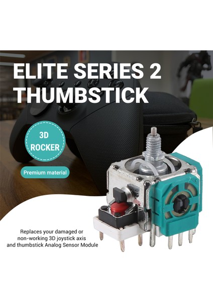 Xbox One Elite Series 2 Kontrolcüsü Için 3D Analog Sensör Modülü Thumbstick Yedeği (Yurt Dışından) fırsatları