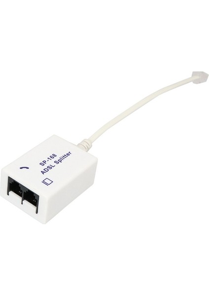 Adet Dsl Filtre Ayırıcı Adsl Ayırıcı Telefon Hattı Erkekten 2 Dişiye RJ11 6P4C/6P2C Telefon Modem Dönüştürücü Adaptör (Yurt Dışından)