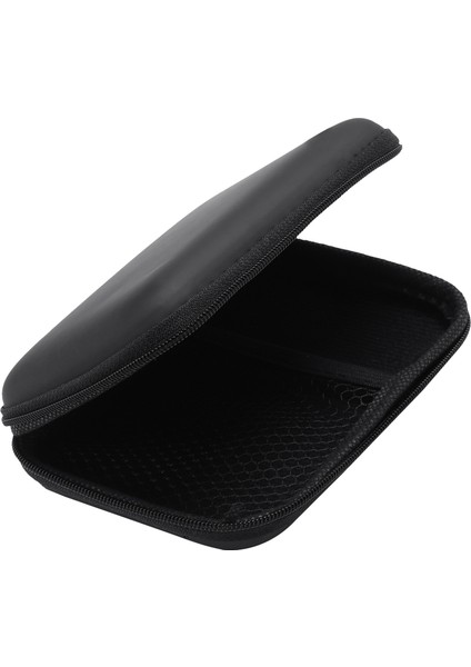 Taşınabilir Sabit Disk Sürücüsü Darbeye Dayanıklı Fermuarlı Kapak Çantası Kılıfı 2.5 Inç HDD Çantası Sert Kılıf Siyah (Yurt Dışından)