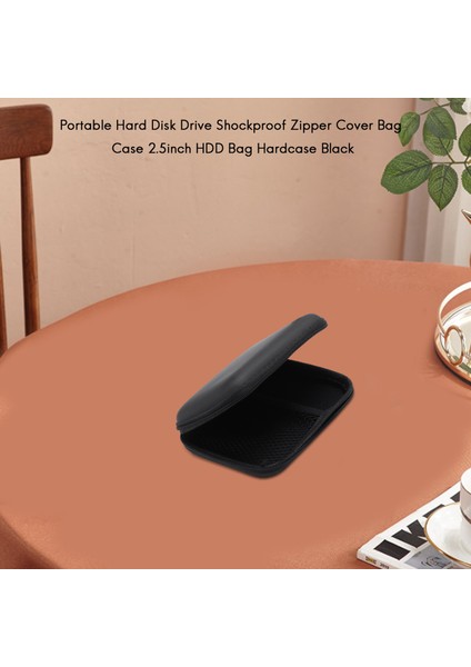 Taşınabilir Sabit Disk Sürücüsü Darbeye Dayanıklı Fermuarlı Kapak Çantası Kılıfı 2.5 Inç HDD Çantası Sert Kılıf Siyah (Yurt Dışından) fırsatları
