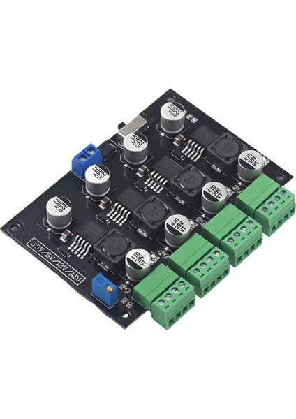 LM2596 Çok Kanallı Anahtarlama Güç Kaynağı 3.3V/5V/12V/ADJ Ayarlanabilir Voltaj Çıkışlı Güç Kaynağı Modülü (Yurt Dışından)