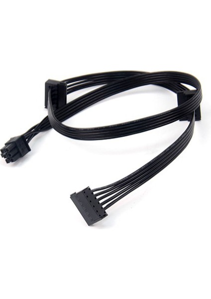 1 Adet Gpu Pcı Express 6pin Erkek 1 Ila 3 Sata SSD Güç Kaynağı Kablosu Corsaır CX850M CX750M CX600M CX500M CX430M Modüler (Yurt Dışından)