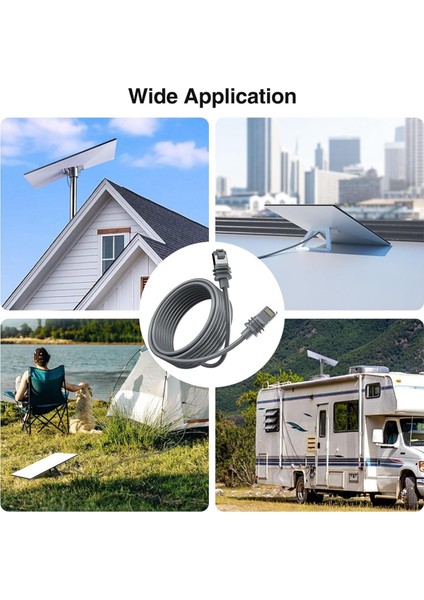 Starlink Gen3/v3 Yedek Ağ Kablosu Konnektörü Ağ Fiber Jumper Su Geçirmez Dış Mekan Kablosu (23M) (Yurt Dışından) modelleri