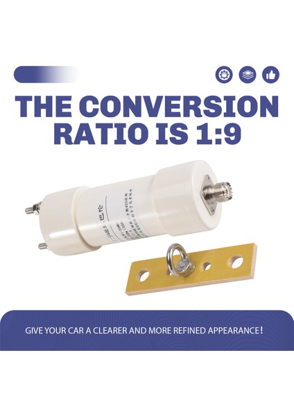 1:9 Balun 200W Kısa Dalga Balun Ham Uzun Tel Hf Anten Rtl-Sdr 1-56MHZ 50 Ohm Ila 450 Ohm NOX-150 Manyetik (Yurt Dışından) fırsatları