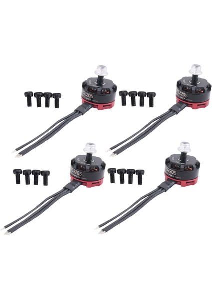 Rc RS2205 2205 2300KV Cw Ccw Fırçasız Motor 2-6s 20A/30A/40A Esc Fpv Rc QAV250 X210 Yarış Drone Multicopter Için (Yurt Dışından) fiyatları