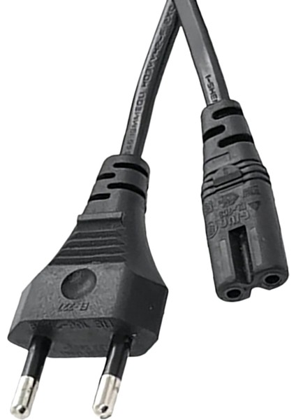 Evrensel Güç Kablosu 1,5 M 2 Delikli Şarj Kablosu 8 Karakterli Kuyruk LED LCD Tv Samsung Yazıcı Güç Kablosu Ab Fişi (Yurt Dışından) fırsatları