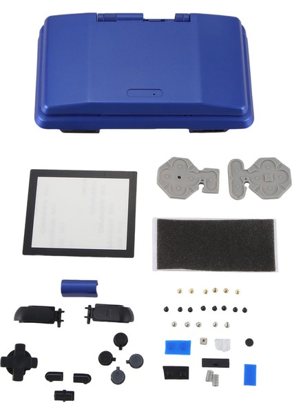 Nds Nintendo Ds Oyun Konsolu Için Tam Set Yedek Muhafaza Kabuğu Oyun Konsolu Için Düşme Önleyici Kılıf Kabuğu Mavi (Yurt Dışından)