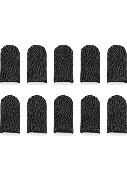 Çift Mobil Oyun Kontrol Cihazı Parmak Kılıfı Setleri, Terleme Önleyici Yeniden Kullanılabilir Su Geçirmez Nefes Alabilir Tam Basmalı Ekran Parmak Seti (Yurt Dışından)