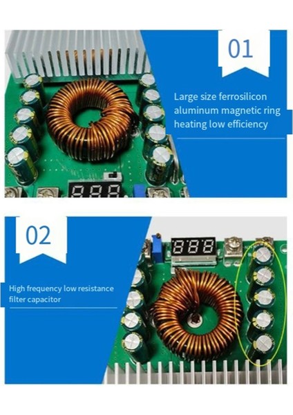 1500W 50A Ayarlanabilir Buck Dönüştürücü Güç Kaynağı Dc-Dc 25-90V Ila 12V 48V 60V Yüksek Güç Voltaj Regülatörü (Yurt Dışından) fırsatları