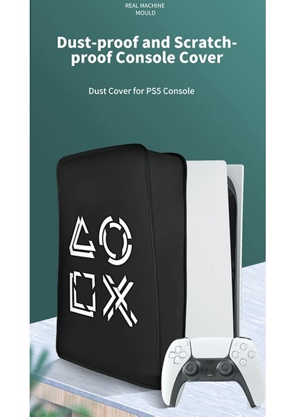 Ps5 Konsolu Için Toz Kapağı, Playstation 5 Dijital Sürüm ve Normal Sürüm Için Evrensel Koruyucu Kılıf Toz Kılıfı (Yurt Dışından) fırsatları