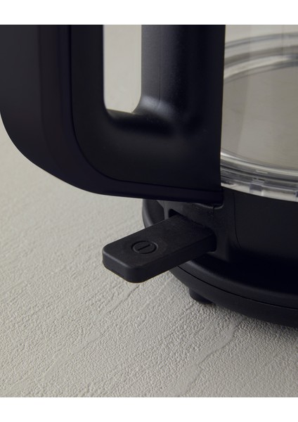 CMK 6001 Cam Çay Makinesi ve Kettle Siyah