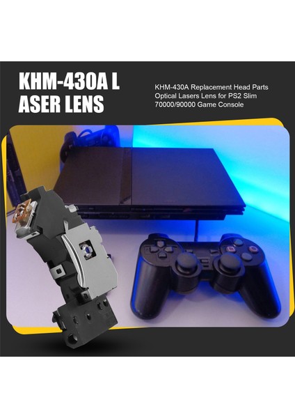 KHM-430A Yedek Kafa Parçaları Optik Lazer Lens Sony Ps2 Slim 70000/90000 Oyun Konsolu Için (Yurt Dışından) fırsatları