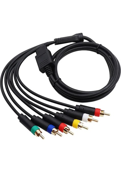 N64 Sfc Snes Ngc Video Konsolları Için Rgb/rgbs Kablosu Kompozit Kablo Bnc Adaptörü Olmadan Güçlü Kararlılık (Yurt Dışından)