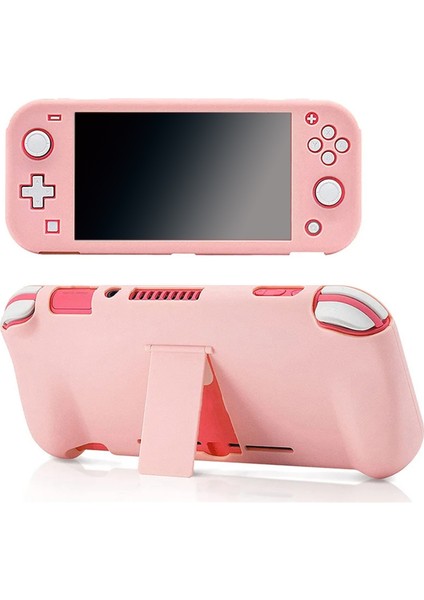 Nintendo Switch Lite Için Pembe Koruma Kılıfı ve Standı Nintendo Switch Lite Oyun Konsolu Için Sert Kılıf ve Standı (Yurt Dışından)