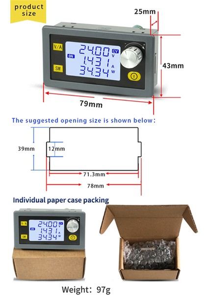 SK35H Dc Dc Buck Boost Dönüştürücü cc Cv 0.6-30V 4A 5V 6V12V 24V Güç Modülü Ayarlanabilir Düzenlenmiş Laboratuvar Güç Kaynağı (Yurt Dışından) fiyatları