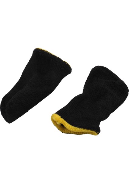 Pubg Mobile Oyunları Için 18 Pin Karbon Fiber Parmak Kılıfları Basın Ekranı Parmak Kılıfları Siyah ve Sarı (16 Adet) (Yurt Dışından)