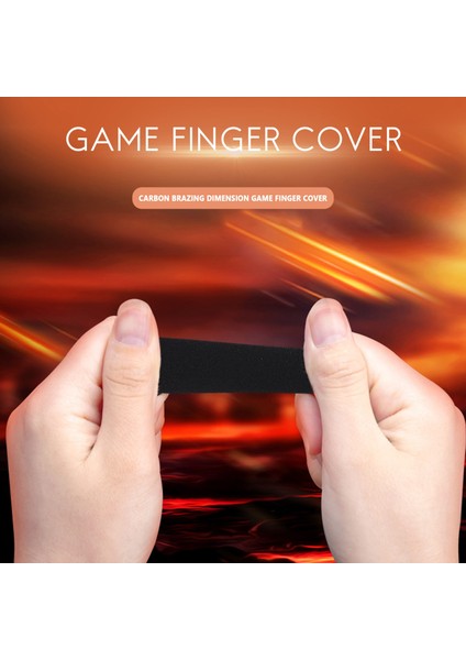 Pubg Mobile Oyunları Için 18 Pin Karbon Fiber Parmak Kılıfları Basın Ekranı Parmak Kılıfları Siyah ve Sarı (16 Adet) (Yurt Dışından) fırsatları