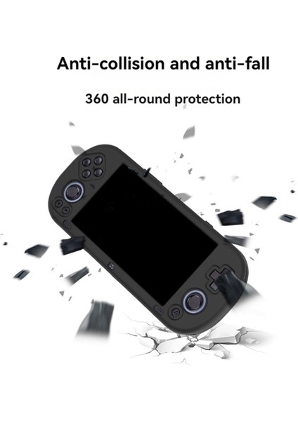 Oyun Konsolu Silikon Kılıf Düşmeye Dayanıklı Darbeye Dayanıklı Koruyucu Kapak Trimui Smart Pro 5 Inç Oyun Konsolu Mor (Yurt Dışından) fiyatları