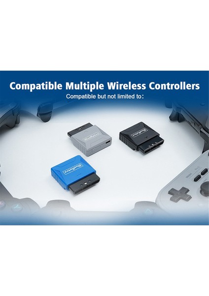 Blueretro Alıcı Kablosuz Oyun Kumandası Adaptörü Ps1/ps2 Ps4 Ps5 Xbox Kablosuz Kumandası C ile Uyumlu (Yurt Dışından) fırsatları