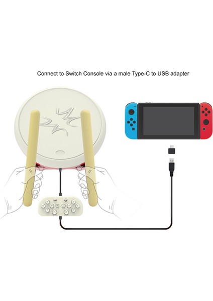 Nintendo Switch Oyun Konsolu Için Taiko Davul Kontrol Cihazı Taiko No Tatsujin Için Davul Çubukları ve Davul Çubukları (Yurt Dışından) fırsatları