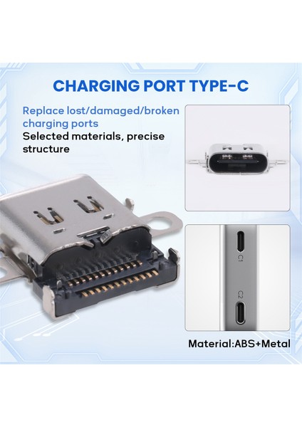 Şarj Portu Tip-C Şarj Soketi Konnektörü Nintendo Switch Ns 2017 Konsolu Için Yedek Onarım Parçası (Yurt Dışından) indirimleri