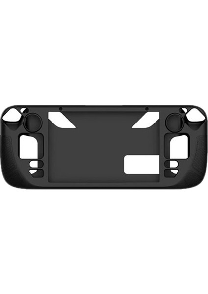 Steamdeck OLED Oyun Konsolu Silikon Kılıf, Elde Taşınabilir Her Şey Dahil Silikon Koruyucu Kılıf ve Stand, Siyah Için Uygundur (Yurt Dışından)