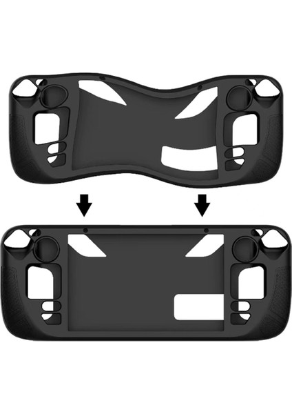 Steamdeck OLED Oyun Konsolu Silikon Kılıf, Elde Taşınabilir Her Şey Dahil Silikon Koruyucu Kılıf ve Stand, Siyah Için Uygundur (Yurt Dışından) indirimleri