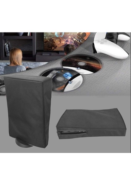 Toz Kapağı Koruyucu Kapak Su Geçirmez ve Çizilmeye Dayanıklı Oyun Koruyucu Kabuk Ps5 Oyun Konsolu Siyah Için Uygun (Yurt Dışından) fırsatları