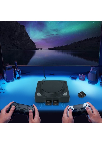 Blueretro Kablosuz Oyun Kumandası Adaptörü Için Snk Neogeo Mvs Aes CD Konsolu Ps4 Ps5 Xbox Switch Pro 8bitdo (Yurt Dışından) modelleri